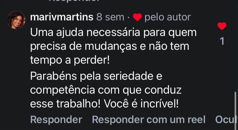 Depoimento de cliente